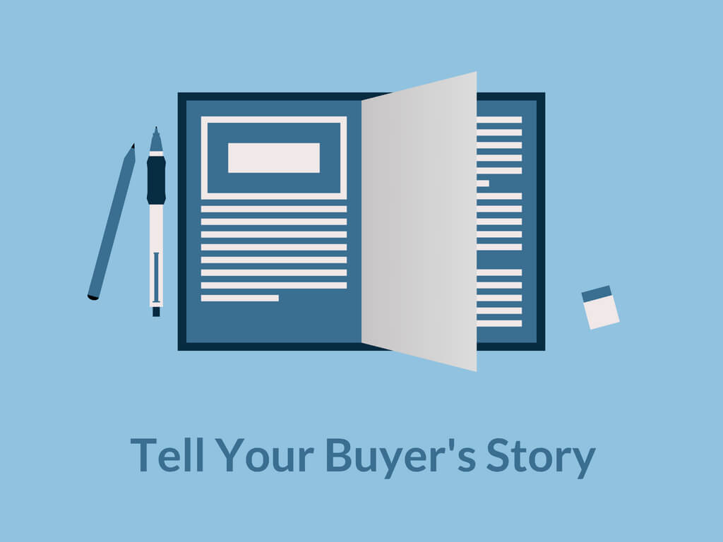 Note Book. Tell Your Buyer's Story