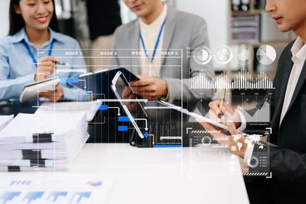 People planning around table