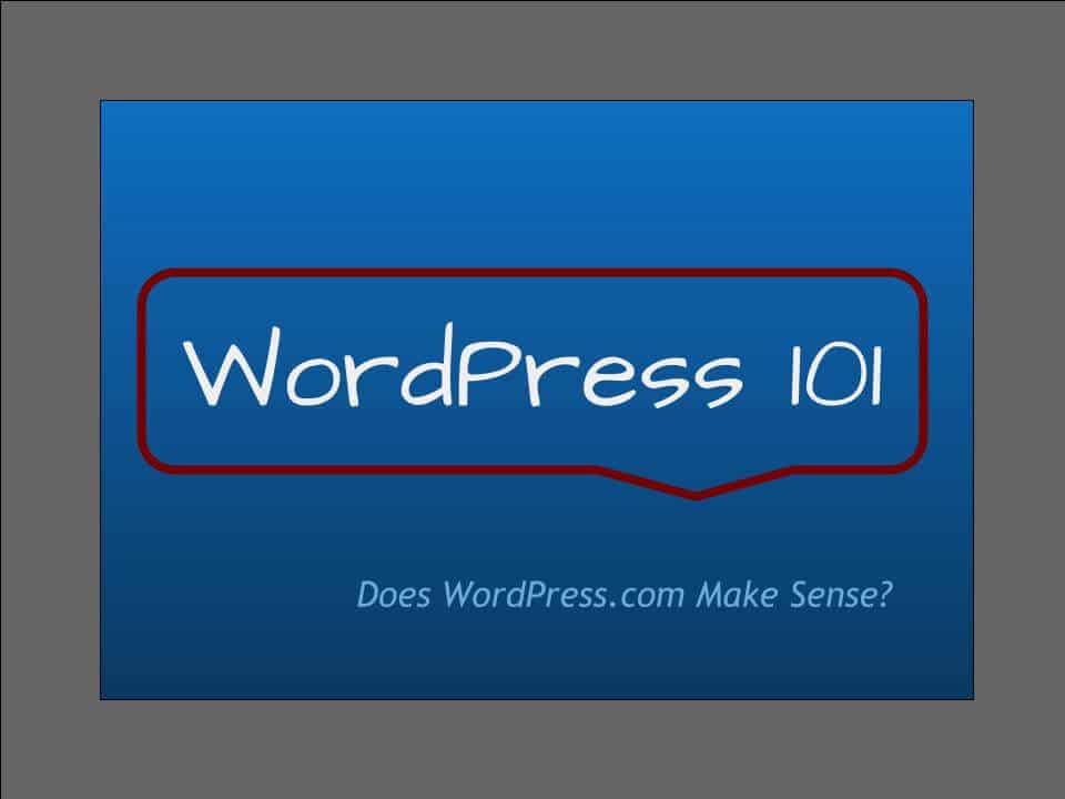 WordPress 101 Title Image