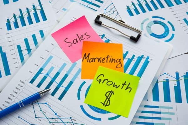 Sales and marketing charts